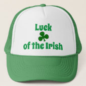 Luck of the Irish & Lucky clover Shamrock Trucker Pet (Voorkant)