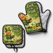 Luck of the Irish Pot Holder Set  (Voorkant / Achterkant)