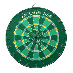 Luck of the Irish Shamrock Dartboard Dartbord