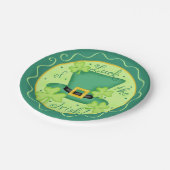 Luck of the Irish St. Patrick's Day Celebration Papieren Bordje (Gekanteld)