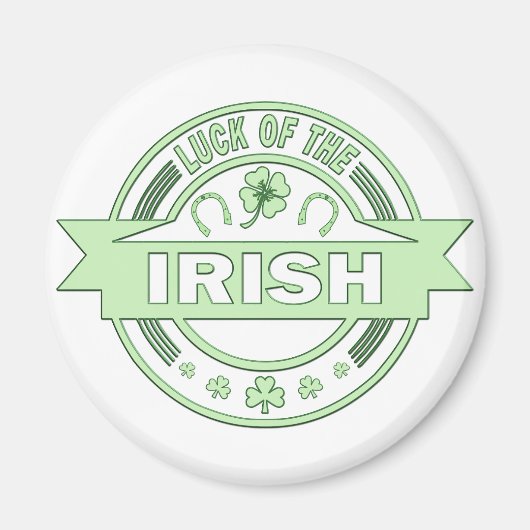 Luck of the Irish St Patrick's day Magneet (Voorkant)