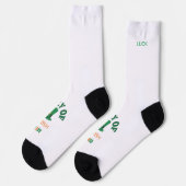 Luck of the irish, st Patrick's day Sokken (Links)