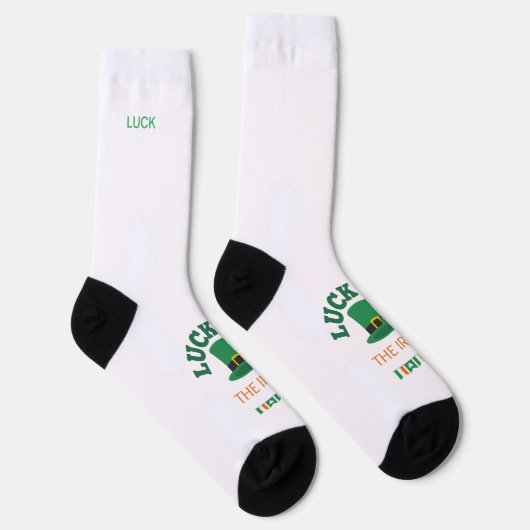 Luck of the irish, st Patrick's day Sokken (Rechts)