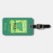 Luck of the Irish St. Patrick's Name Personalized Bagagelabel (Voorkant horizontaal)