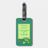 Luck of the Irish St. Patrick's Name Personalized Bagagelabel (Achterkant verticaal)