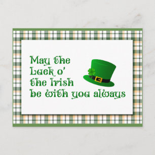 Luck o's' the Irish Briefkaart