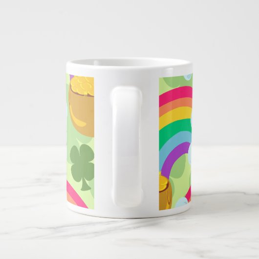 Luck Pot O Gold Pattern Jumbo Mok (Achterkant)