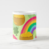 Luck Pot O Gold Pattern Jumbo Mok (Voorkant)