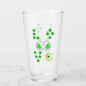 Luck Shamrock Dublin Day Hoefijzer Iers Glas (Achterkant)