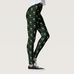 Luck Shamrock Dublin Day Hoefijzer Iers Leggings
