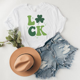 LUCK St. Patrick's Day Shirt - Bold Retro