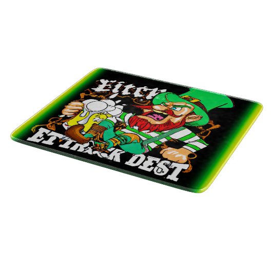 Luck van The Irish St Patricks Day. Bestel nu Snijplank (Hoek)