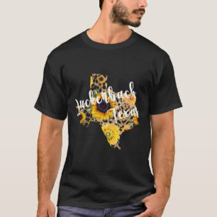 Luckenbach Texas Zonnebloem Gift Shirt T-shirt Vak