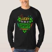 Luckiest Teacher Ever St Patricks Day Patricks Day T-shirt (Voorkant)