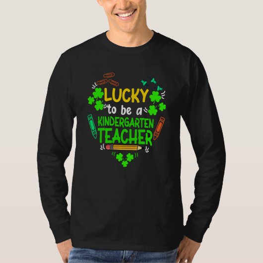 Luckiest Teacher Ever St Patricks Day Patricks Day T-shirt (Voorkant)