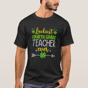Luckinest 4e klas leraar in het beste stadium t-shirt