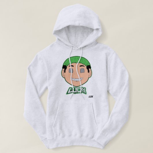 LUCKY3RD FACE HOODIE (Design voorkant)