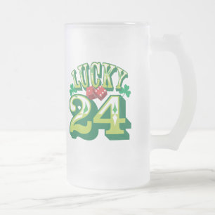 Lucky 24 Glass Beer Mok