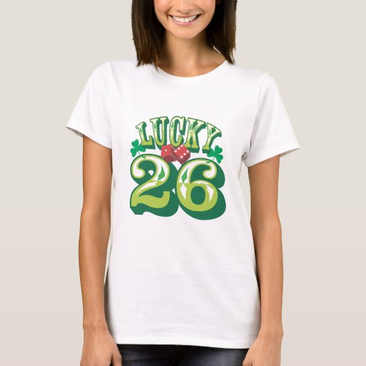 Lucky 26 T-shirt (Voorkant)