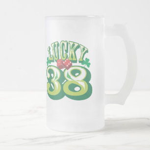 Lucky 38 Glass Beer Mok