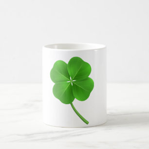 Lucky 4-bladklaver koffiemok