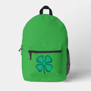 Lucky 4 Leaf Ierse Klaver groene rugzak