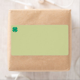 Lucky 4 Leaf Ierse Klaver groene verzendlabels Etiket