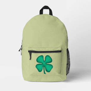 Lucky 4 Leaf Ierse Klaver lichtgroene rugzak