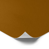 Lucky 4 Leaf Irish Clover brown matte poster (Coin)