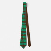 Lucky 4 Leaf Irish Clover brown necktie Stropdas (Voorkant)