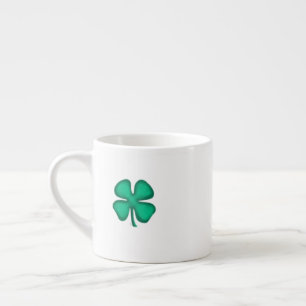 Lucky 4 Leaf Irish Clover espresso mok