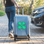 Lucky 4 Leaf Irish Clover extra lg contour sticker (Valise Insitu)