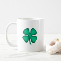 Lucky 4 Leaf Irish Clover mok