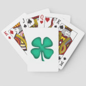 Lucky 4 Leaf Irish Clover Poker speelkaarten (Achterkant)