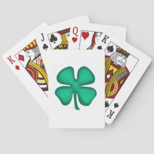 Lucky 4 Leaf Irish Clover Poker speelkaarten