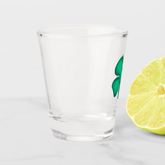 Lucky 4 Leaf Irish Clover shot glas (Links)
