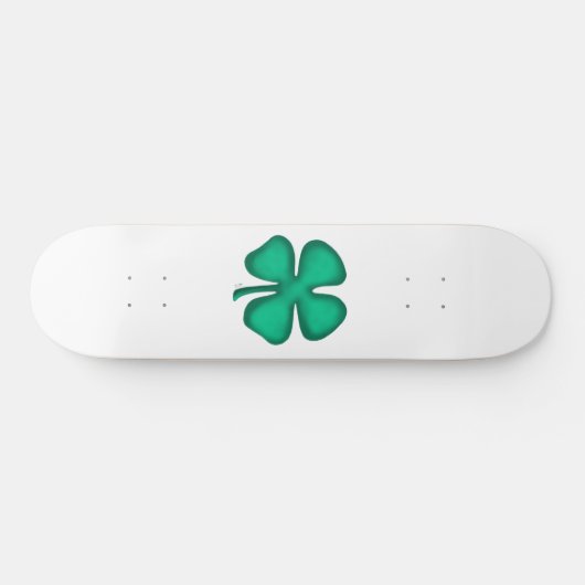 Lucky 4 Leaf Irish Clover-skateboard Skateboard (Horizontaal)