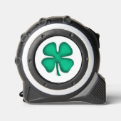 Lucky 4 Leaf Irish Clover tape maatregel Rolmaat (Voorkant)