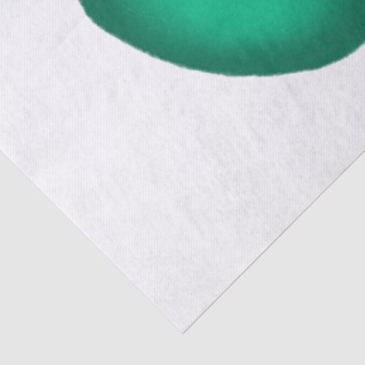 Lucky 4 Leaf Irish Clover wit tissuepapier (Detail)