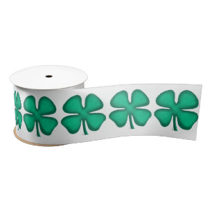 Lucky 4 Leaf Irish Cover ribbon spool Lint