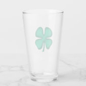 Lucky 4 Leaf Irlandais Clover Collins verre tumble (Dos)