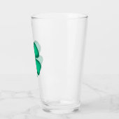 Lucky 4 Leaf Irlandais Clover Collins verre tumble (Gauche)