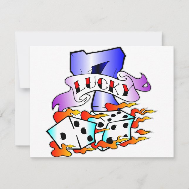 Lucky 7 w/Dice (Voorkant)