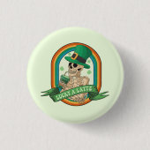 Lucky A Latte Ronde Button 3,2 Cm (Voorkant)