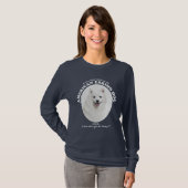 Lucky American Eskimo Dog T-shirt (Voorkant volledig)