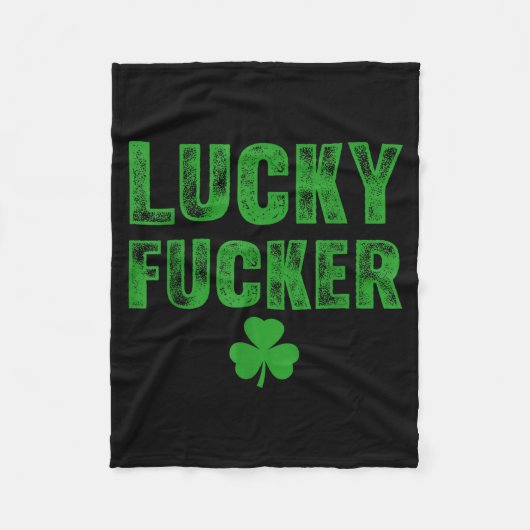 Lucky And Lucky Forer St Patricks Day Fleece Deken (Voorkant)