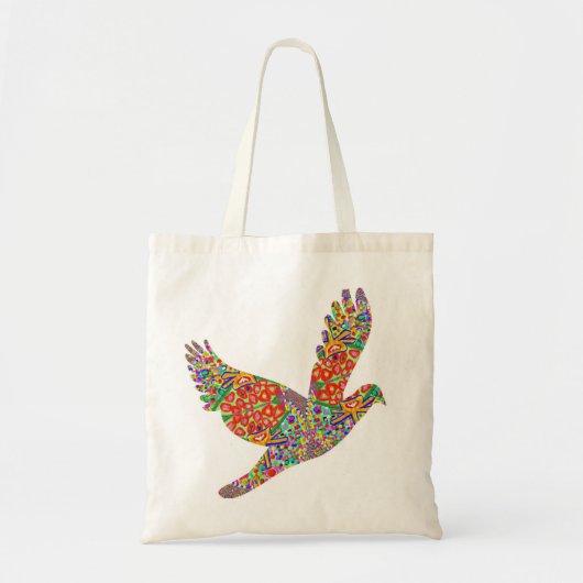 LUCKY Angel Bird Canvas tas (Voorkant)