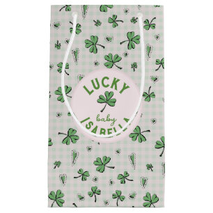 Lucky Baby Pink en Green St Paddys Klein Cadeauzakje