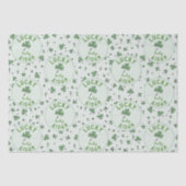 Lucky Baby St Patricks Day Green Clover Tissuepapier (Voorkant)