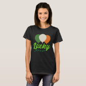 Lucky Balloons Irish Flag C Shamrock T-shirt (Voorkant volledig)